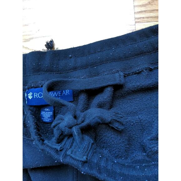 Womans Rocawear Classic Sweatpants Joggers Pants Size 5X Black Embroidered Logo - Picture 10 of 12